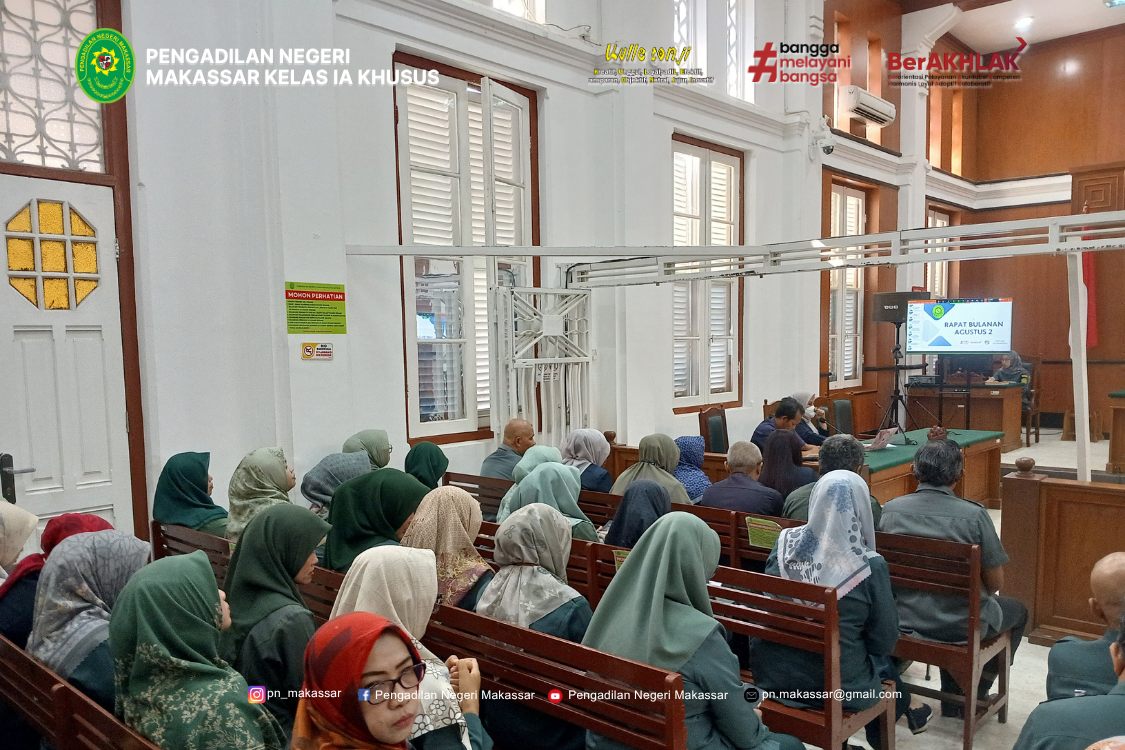 RAPAT BULANAN AGUSTUS 4